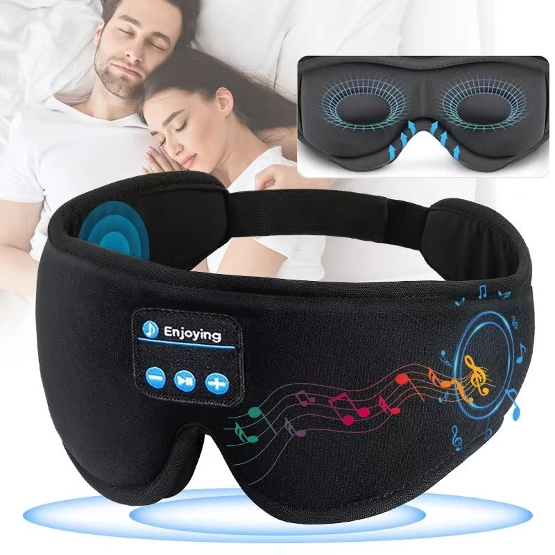 3D Bluetooth Sleep Mask – Music Headphones for Deep Sleep