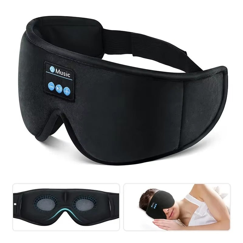 3D Bluetooth Sleep Mask – Music Headphones for Deep Sleep