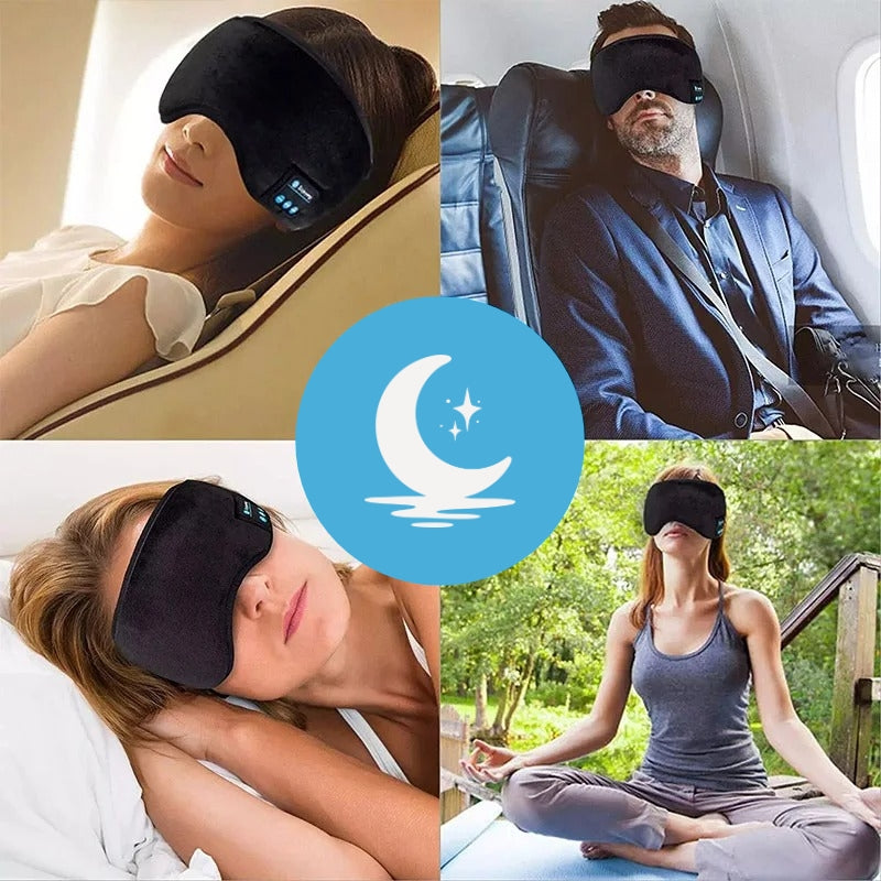 Bluetooth Sleep Eye Mask with Built-In Headphones